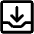 Tray Arrow Down Icon from Phosphor Regular Set