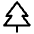 Tree Evergreen Icon from Phosphor Regular Set