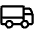 Truck Icon from Phosphor Regular Set | Free Download as SVG Vector and Transparent PNG | Streamline icons