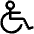 Wheelchair Icon from Phosphor Regular Set