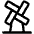 Windmill Icon from Phosphor Regular Set