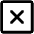 X Square icon - Free transparent PNG, SVG. No sign up needed.