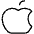 Apple Logo Thin Icon from Phosphor Thin Set
