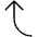Arrow Bend Left Up Thin Icon from Phosphor Thin Set