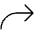 Arrow Bend Up Right Thin Icon from Phosphor Thin Set