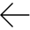 Arrow Left Thin Icon from Phosphor Thin Set