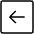 Arrow Square Left Thin Icon from Phosphor Thin Set