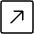 Arrow Square Up Right Thin Icon from Phosphor Thin Set