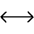 Arrows Horizontal Thin Icon from Phosphor Thin Set