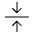 Arrows In Line Vertical Thin Icon from Phosphor Thin Set