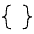 Brackets Curly Thin Icon from Phosphor Thin Set