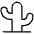 Cactus Thin Icon from Phosphor Thin Set