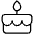 Cake Thin Icon from Phosphor Thin Set