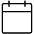 Calendar Blank Thin Icon from Phosphor Thin Set