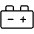 Car Battery Thin Icon from Phosphor Thin Set