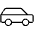 Car Profile Thin Icon from Phosphor Thin Set