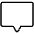 Chat Centered Thin Icon from Phosphor Thin Set