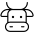 Cow Thin Icon from Phosphor Thin Set | Free Download as SVG Vector and Transparent PNG | Streamline icons