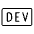 Dev To Logo Thin Icon from Phosphor Thin Set