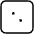 Dice Two Thin Icon from Phosphor Thin Set