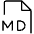 File Md Thin Icon from Phosphor Thin Set