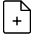 File Plus Thin Icon from Phosphor Thin Set