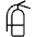 Fire Extinguisher Thin Icon from Phosphor Thin Set