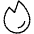 Fire Thin Icon from Phosphor Thin Set