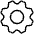Gear Thin Icon from Phosphor Thin Set