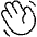 Hand Waving Thin Icon from Phosphor Thin Set