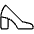 High Heel Thin Icon from Phosphor Thin Set