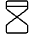 Hourglass High Thin Icon from Phosphor Thin Set