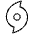 Hurricane Thin Icon from Phosphor Thin Set