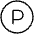 Letter Circle P Thin Icon from Phosphor Thin Set