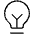 Lightbulb Filament Thin Icon from Phosphor Thin Set