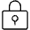 Lock Key Thin Icon from Phosphor Thin Set | Free Download as SVG Vector and Transparent PNG | Streamline icons