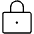 Lock Thin Icon from Phosphor Thin Set