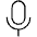 Microphone Thin Icon from Phosphor Thin Set