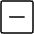 Minus Square Thin Icon from Phosphor Thin Set