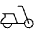 Moped Thin Icon from Phosphor Thin Set