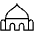 Mosque Thin Icon from Phosphor Thin Set