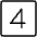 Number Square Four Thin Icon from Phosphor Thin Set