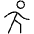 Person Simple Walk Thin Icon from Phosphor Thin Set