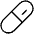 Pill Thin Icon from Phosphor Thin Set