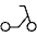 Scooter Thin Icon from Phosphor Thin Set
