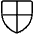 Shield Checkered Thin Icon from Phosphor Thin Set