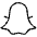 Snapchat Logo Thin Icon from Phosphor Thin Set