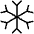 Snowflake Thin Icon from Phosphor Thin Set