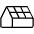 Solar Roof Thin Icon from Phosphor Thin Set