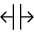 Split Horizontal Thin Icon from Phosphor Thin Set
